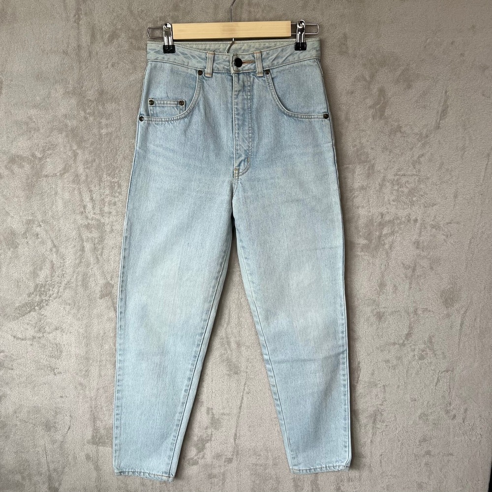 Vintage Edwin Jeans Manhattan 29x27 Japanese‎ Denim Taper Light Wash 80s Street